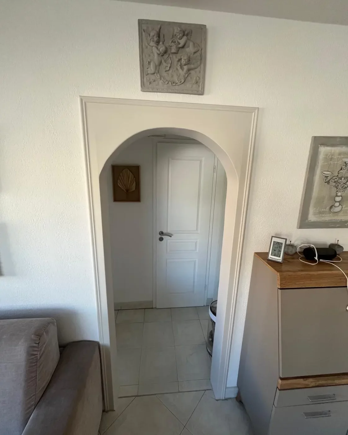 passage arche finition interieure